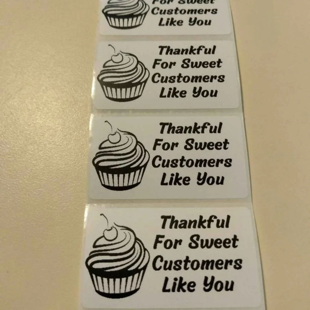 💙100 Sweet Customers- Shipping Labels Thermal Packaging Stickers 2.25